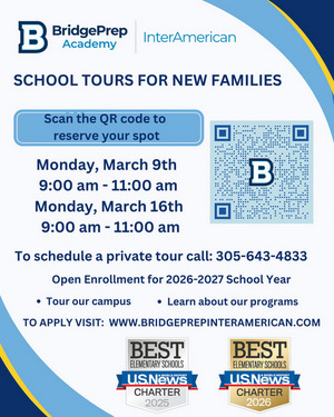 ⭐School Tours for New Families /  ⭐Visitas Escolares para Familias Nuevas